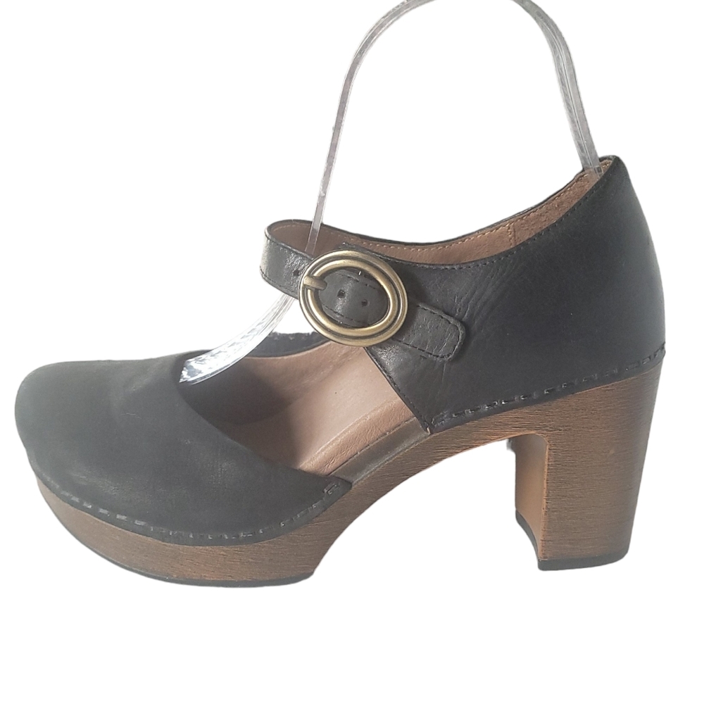 Dansko Black and Brown Mules
